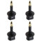 JIEDALIN 4PCS 3.5mm Mini Toslink Adapter Digital Fiber Optic Toslink to 3.5mm Jack Mini Optical Fiber Audio Adapter for Audio Computers Speakers DVDs Players