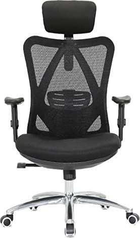 LiChA Bürostuhl, Gaming-Stuhl, hohe Rückenlehne, ergonomischer, drehbarer Computerstuhl, gepolsterter Sitz, Armlehne, Arbeitsstuhl, Bürostuhl, Stuhl erforderlich