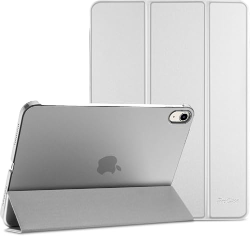 ProCase Hülle für iPad A16 11 Generation 2025 11/ iPad 10. Generation 2022 10,9'' Case Leicht Dünn Hart Schutzhülle Smart Cover Hülle Auto Wake/Sleep -Silber