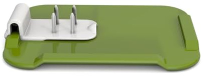 ORNAMIN Essbrettchen mit Zubereitungshilfe S900 | Einhändige Küchenhilfe & Esshilfe | Fixierhilfe für Obst & Gemüse | Barrierefrei | Pflege & Handicap
