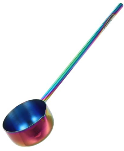 ABOOFAN Soup Ladle Stainless Steel Ladle with Long Handle for Kitchen Use Heat-Resistant Oil and Water Dipping Serving Utensil for Home Restaurant Cooking