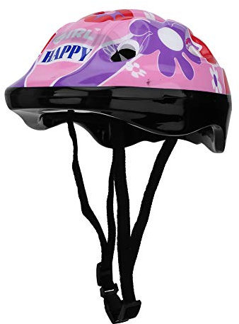 BSTCAR Kinder Fahrradhelm mit verstellbarem Riemen, Rosa, Medium, Unisex-Kinder, Kinderhelm, Sport