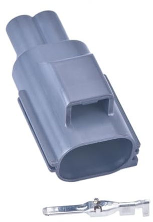 BYTNHNT 1 Jeu de 2 Broches 7282-5575-10 7183-5575-10, Prise de Pompe de surpression de Frein électronique Automobile, connecteur Femelle mâle étanche, Prise de câble(Male)