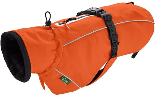 HUNTER Hundemantel NORDBY Dachshund, Farbe: orange, wasserabweisend, warm gefüttert, reflektierend, ideal für kleine Hunde mit langem Körper, schützt vor Kälte & Nässe, maschinenwaschbar, Größe: 33