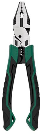 Shuade Alicates multifuncionales de 8 pulgadas para pelar cables, crimpadora, pernos cortadores para manejo de cables y reparaciones domésticas