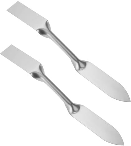 Be In Your Mind 2 Stück 22,5 cm Edelstahlspachtel, Gipskelle, Spachtelwerkzeug zum Auftragen von Spachtel, Entfernen von Tapeten und Kratzen von Putz