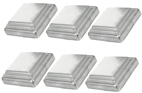 EXCEART 6pièces Cache-colonne Capuchons De Poteau De Clôture Décoratifs Accessoires De Clôture Pour Terrasse De Jardin Capuchons De Poteau Extérieur Lot