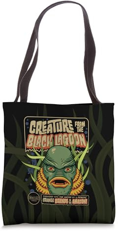 Universal Monsters Creature Retro Halloween Mask Tote Bag
