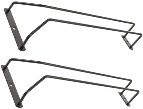 CONGARTENO 2 Pezzi Portabicchieri da Vino Sospeso Metallo da Ottimizzazione per Cucine e Bar Design per Sottopensile per Vino e Goblet