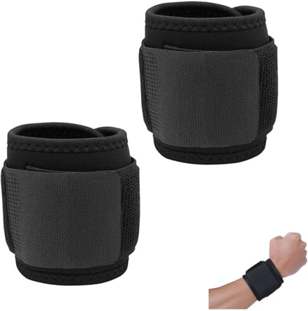 CeoxThao 2 stycken justerbara handledsbandage för styrketräning, handledsbandage, handledsstöd, handledsstöd, handgelbandage gym, stöd och stabilitet för alla handledsomkrets för fitness