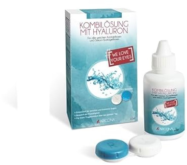 LP Divertissements Lot de 6 - Kit de Nettoyage et Conservation pour lentilles de Contact 60ml