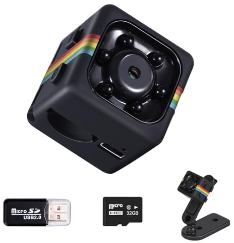 Bextgoo No WiFi Security Camera, 1080P Mini Spy Camera with 32GB TF Card