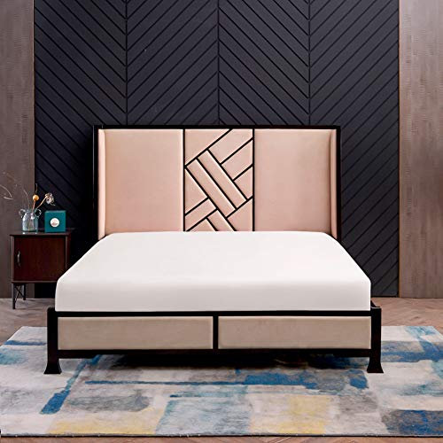 THXSILK Spannbettlaken Seide Bettlaken 180x200, Weiß Seiden Bettlaken, 100% Reine 19 Momme Maulbeerseide Bettwäsche Spannbetttuch für Standardmatratze 30cm