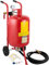 Mophorn Sablière mobile à air comprimé 40 l - Sableuse mobile - 10 gallon - Machine de sablage de 40 l - Rouge