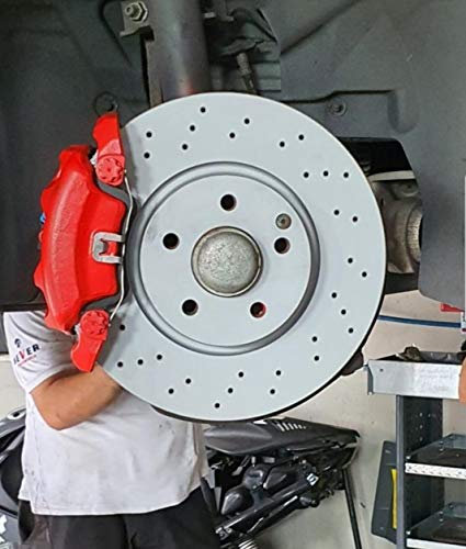 BREMSSATTELFARBE SPRAY 400 ml ROT - Farbe für Bremssättel und -trommeln 300°C