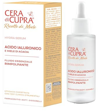 Cera di Cupra Siero Acido Ialuronico e Miele di Acacia, 30 ml