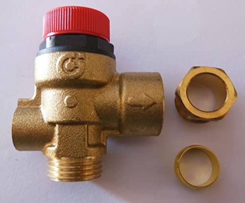 Vaillant 0020083528 Pressure Relief Valve 3 Bar MAX 110'c