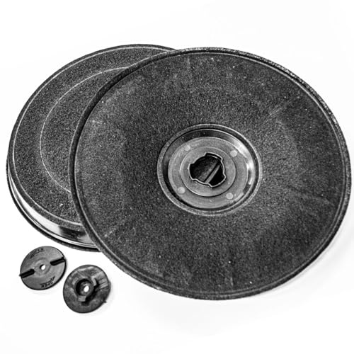 jpshop - Filtro Cappa ai Carboni Attivi Ø 23 cm. compatibile con Faber Flaminia Confezione 2 Filtri