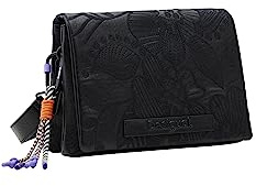 Desigual Women's BOLS_Alpha Dortmund Flap, Black