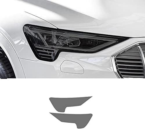 SCurti Auto Scheinwerfer Folie Für Audi Etron 55 Quattro 2019 2020 Auto-Scheinwerfer-Schutzfolie, Frontlicht, transparent, geschwärzt, Tönung, Vinyl-Aufkleber