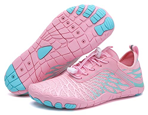 Yeria Barfotaskor, dam, unisex, barfotaskor, vattenskor, snabbtorkande dräneringshål, strand, simskor för vattensport, utomhus