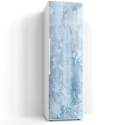 DEQORI Magnetfolie für Kühlschrank 60x200 cm | Motiv Ewige Betontextur | dekorative Magnetmatte Gefrierschrank Schutz | Magnet Deko-Folie selbstklebend, magnetisch & beschreibbar