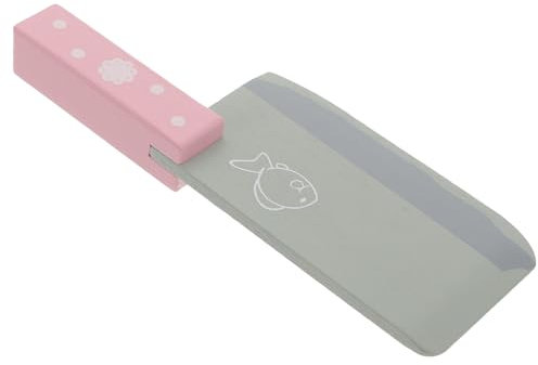 Vaguelly 1Stk Geschirr küchenspielzeug für Kitchen Toys for Kinderküchenspielzeug kinderküche geräte Safe Toy aus Holzbesteck aus Holzschneider hölzern Rosa