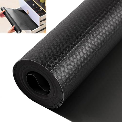 YushengTai Alfombrilla Antideslizante para Cajones, 48 x 500 cm, para Cocina, Antideslizante, Resistente al Agua, Se Puede Cortar para Estanterías, Armarios, Cajones, Neveras