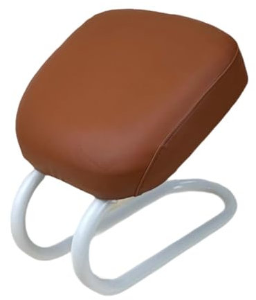 Oshhni Meditationshocker Stuhl Komfortable Frauen tragbare Geschenk Ergonomisch Stall Gebetshocker Knie für Beten für Heimstudio, Braun