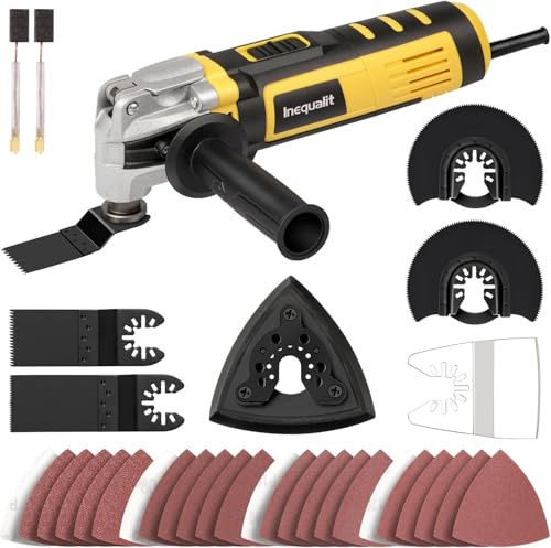 Inequalit 400W Oscillating Multi Tool,Quick Release 6-Speed,30Pc Kit