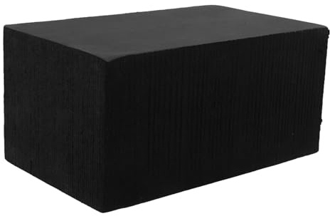 Sosoport Heavy Duty Car Lift Pads 18x12x9.5cm Rubber Jacking Blocks with Foam Sponge, Automotive Support Stand Pad for Frame Rail, Floor Jack, and Vehicle Lifting Accessories