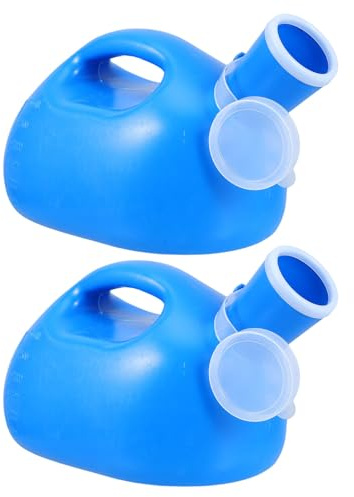 SOESFOUFU 2 orinatoi da uomo: orinatoio portatile da 3000 ml/101 oz per uomo con coperchio a prova di perdite, leggero per escursioni, campeggio, viaggi in auto, gite in barca o uso di emergenza
