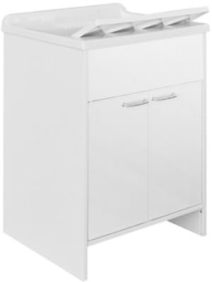 1 PZ LAVATOIO CON MOBILE IN PVC CON TAVOLA L cm. 60 x P cm. 50 (2 ante) NextradeItalia Mod.FERX.DIAERN-XNN-DNAN
