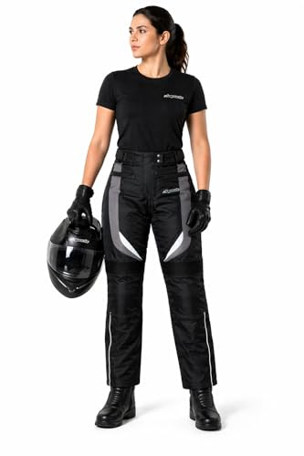 RKsports Ladies 747 Motorcycle Motorbike Waterproof Textile Trousers CE (3 Colours)