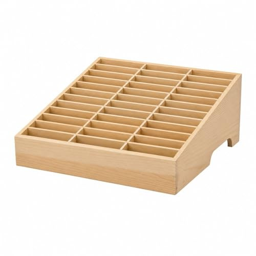 XICHENGSHIDAI 36-Fächer-Handygarage aus Holz für Schule und Büro | Für bis zu 36 Handys oder Taschenrechner in einzelnen Fächern; ideal für Klassenzimmer, Lehrerzimmer, Büro und Besprechungen.