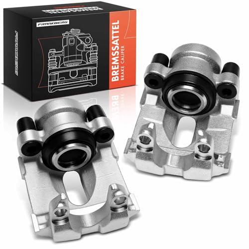 Frankberg 2x Brake Caliper Disc Brake Rear Aluminium Replace# 34216769102 | Compatible with 3 Series E90 320d-335xi 3 Series Cabriolet E93 335i-330i 3 Series Coupe E92 335i-330xi X1 E84 xDrive28i
