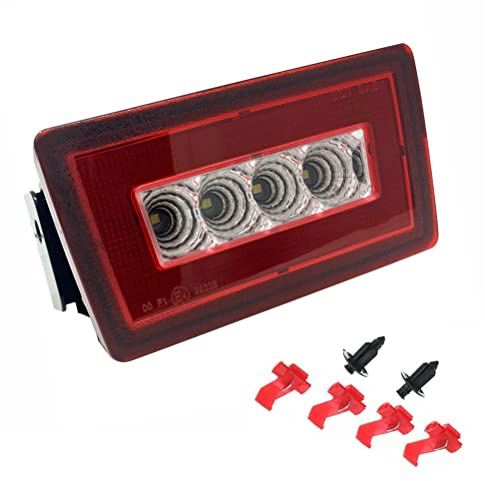 csslyzl 3-In-1 LED Rear Bumper Fog Light Tail Brake Lamp Backup Reverse Light Kit Compatible with Subaru Impreza WRX/STI/XV Crosstrek 2011-up (Red Lens)