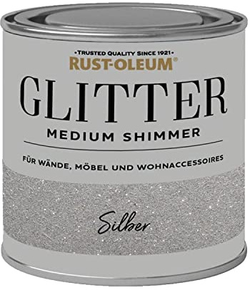 Rust-Oleum Glitter Medium Shimmer Silber