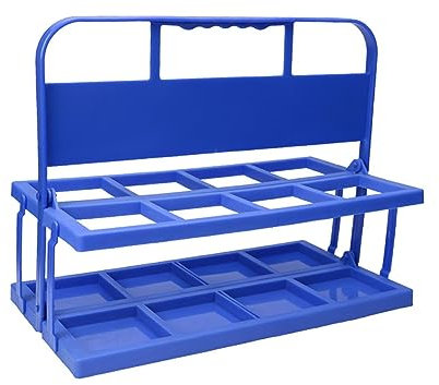 Sharplace Zusammenklappbarer Flaschenregal-Organizer, tragbar, 8 Löcher, multifunktional, Sport-Wasserflaschenträger, Bierregal für Büro, Hochzeit, Party,