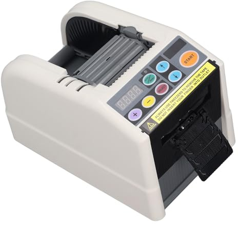 Automatischer Bandabroller, Upgrade-Bandschneidemaschine, Elektrische Bandschneidemaschine mit Manuellem und Automatischem Bandabschneider, Bandabroller mit 999 Mm Maximaler