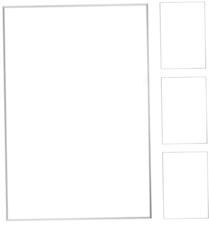 JECOMPRIS 4stücke Klare Acrylplatten Für Bilderrahmen Transparente Acrylplatten Für Bastelprojekte Malerei Und Hochzeitskarten Vielseitig Einsetzbar Leicht Zuschneidbar