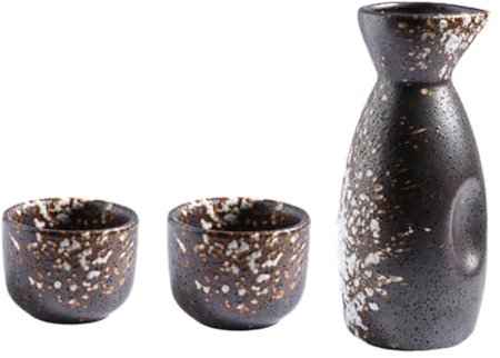 OKUMEYR Japanese Style Sake Bottles Wine Glasses Sake Pot for Tea Party for Friends