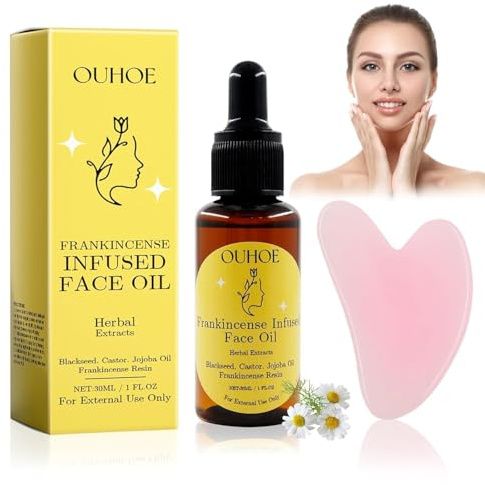 Aceite de incienso, aceite de resina de incienso orgánico, 100% puro, suero antienvejecimiento natural, suero hidratante, Boswellia Serrata, aceite de masaje. (1 pieza)