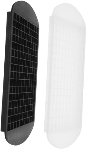 LABRIMP Molde de Silicona y Uso en Congelador para Cubitos de Hielo Cuadrados 160 Compartimentos Diseño Apilable y Gran Capacidad, Adecuado para Fiestas