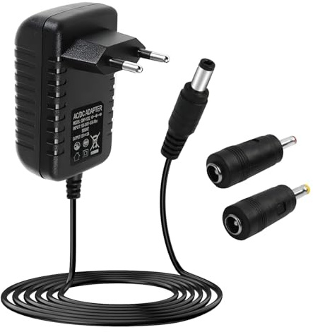 Adaptador de Corriente de 12 V y 2 A, Fuente de alimentación, 1 m, Fuente de alimentación de CA220 V a CC, Enchufe de 5,5 mm con, Cargador, convertidor de Cargador de CA-CC