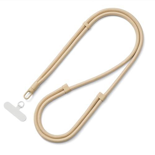 MORSUNBELA Cordon telephone portable universel cordon téléphone Beige