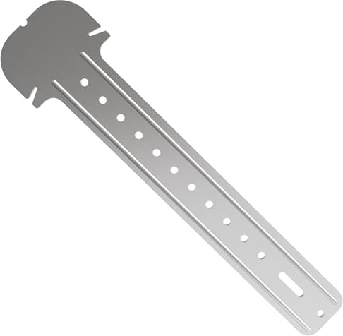 doitBau Ankerhänger – Direktabhänger Flachhänger für CD60 Profil – verzinkter formstabiler Stahl 0,8mm – 250 x 60 mm Abhängehöhe je Stück, 200 Stück für Holzbalken Dachausbau Trockenbau