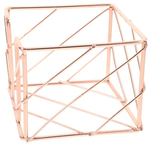 Cabilock Schreibtisch-Memohalter Aus Metall Notizzettelhalter Mit Hohldesign Kompakter Memoständer Für Büro Zuhause Und Schule Platzsparender Desk Organizer Für Notizen