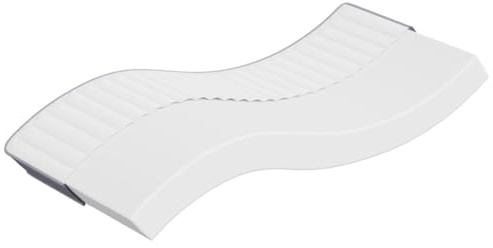 QUAHEAS Medium Soft Foam Mattress 80 x 200 cm with Breathable Cover, Reversible, Ergonomic for Bedroom, Rolled Mattress and Sleeping Mat, Cold Foam Topper Padding