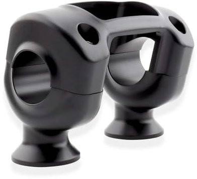 Riser Manubrio Moto Per Softail Per Street Bob FXBB Breakout FXDR 114 2018-2023 Kit Di Morsetti Riser Manubrio In Alluminio Da 1,25 Pollici Riser Anti-Vibrazione(Black)